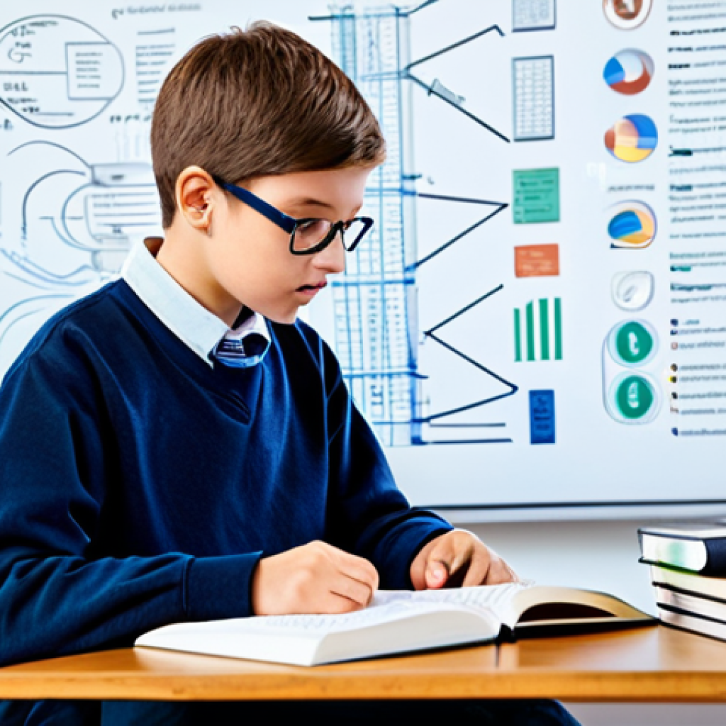 Decoding Technical Terms**
"A student sitting at a desk, surrounded by textbooks and diagrams, focused on decoding a complex technical term. Open etymology dictionary on the screen. The scene is well-lit and academic, showcasing the breakdown of a word into its roots, prefixes, and suffixes. Fully clothed, appropriate attire, safe for work, perfect anatomy, correct proportions, professional illustration, high quality, family-friendly."
**