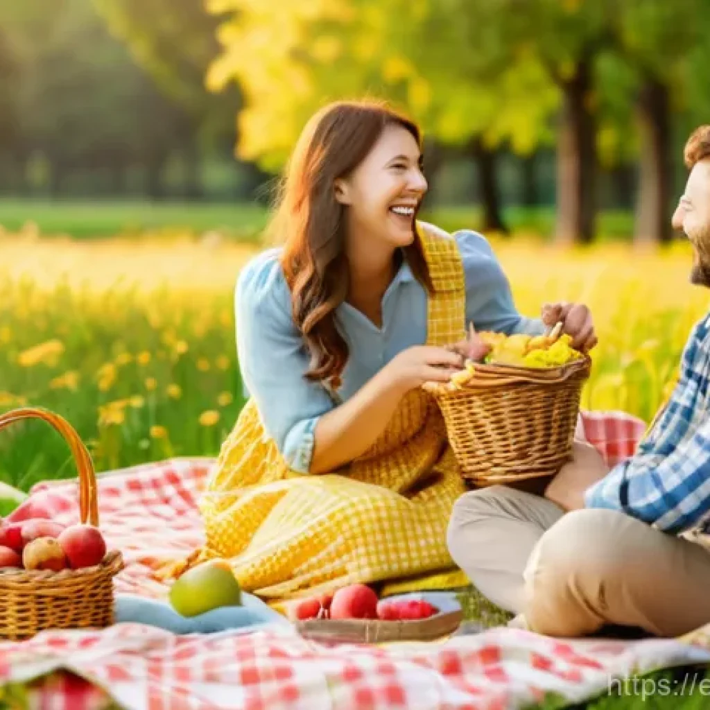 전문용어 단순화의 교훈과 배움 - **Prompt 1:** A cheerful family picnic in a sunlit park. A mother in a light blue sundress, a father...