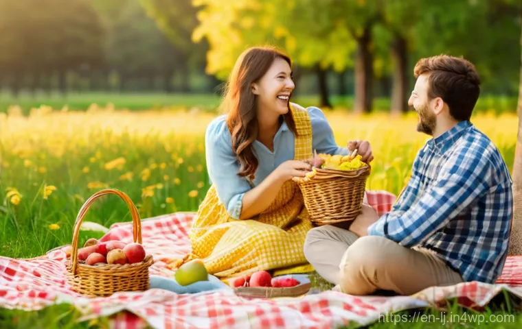 전문용어 단순화의 교훈과 배움 - **Prompt 1:** A cheerful family picnic in a sunlit park. A mother in a light blue sundress, a father...